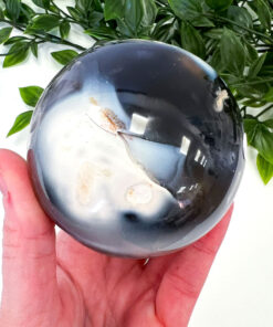 Orca Agate sphere