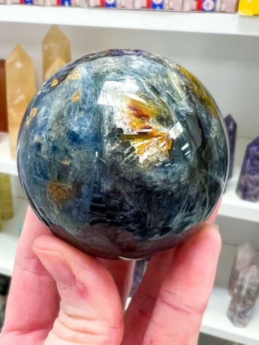 Blue Kyanite sphere