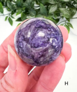 Charoite sphere