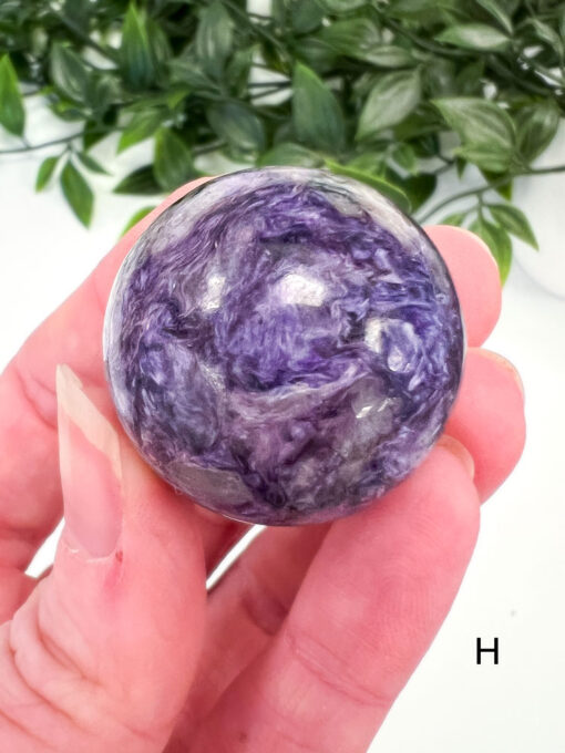 Charoite sphere