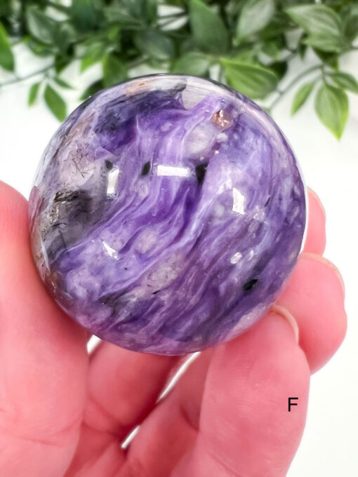 Charoite sphere