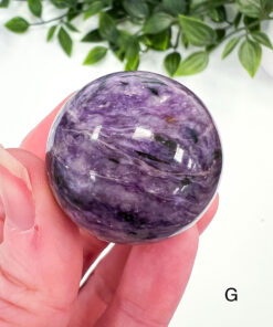 Charoite sphere