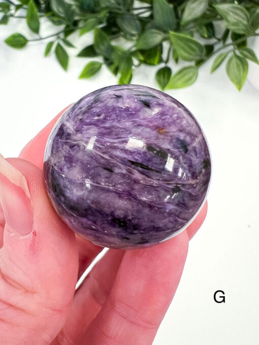 Charoite sphere