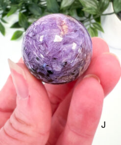 Charoite sphere