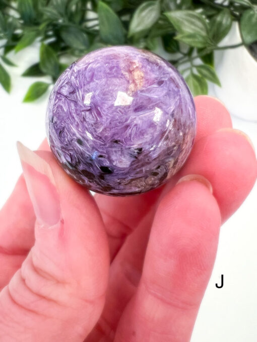 Charoite sphere