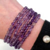 faceted Amethyst bracelet