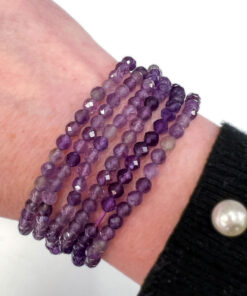 faceted Amethyst bracelet