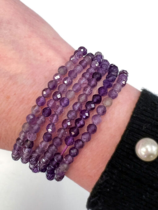 faceted Amethyst bracelet