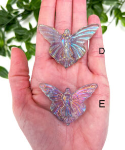 Fluorite Aura Fairy Carving