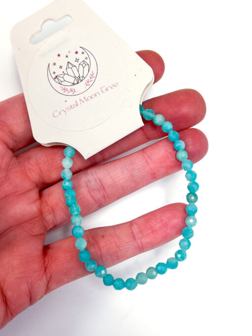 Faceted Amazonite Bracelet