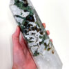 Large Moss Agate tower