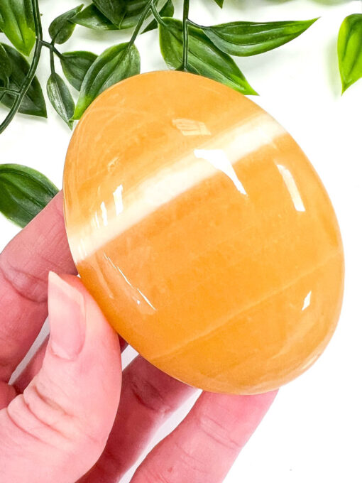 Orange Calcite palm