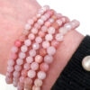 Pink Opal faceted bracelet