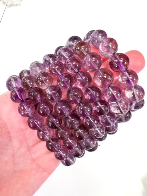 chunky Amethyst beaded bracelet