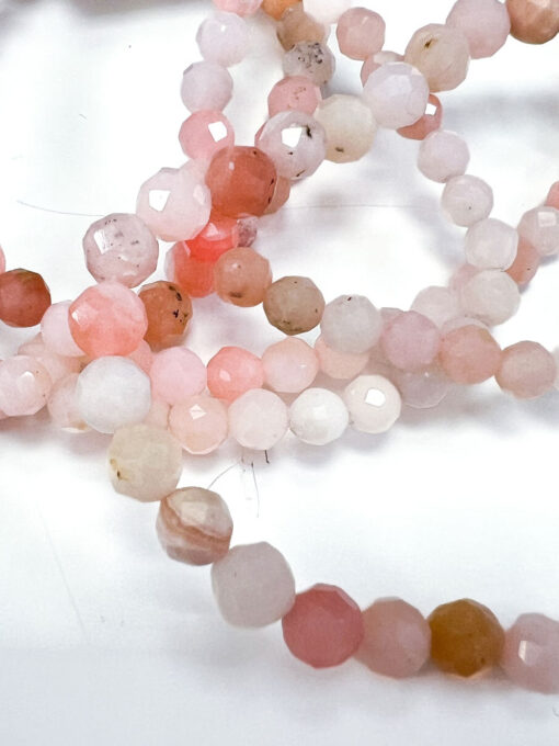 Pink Opal faceted bracelet