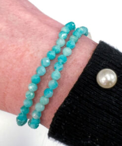 Faceted Amazonite Bracelet