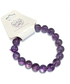 chunky Amethyst beaded bracelet