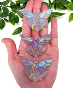 Fluorite Aura Fairy Carving