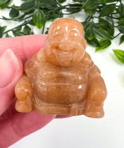 Peach Aventurine Buddha