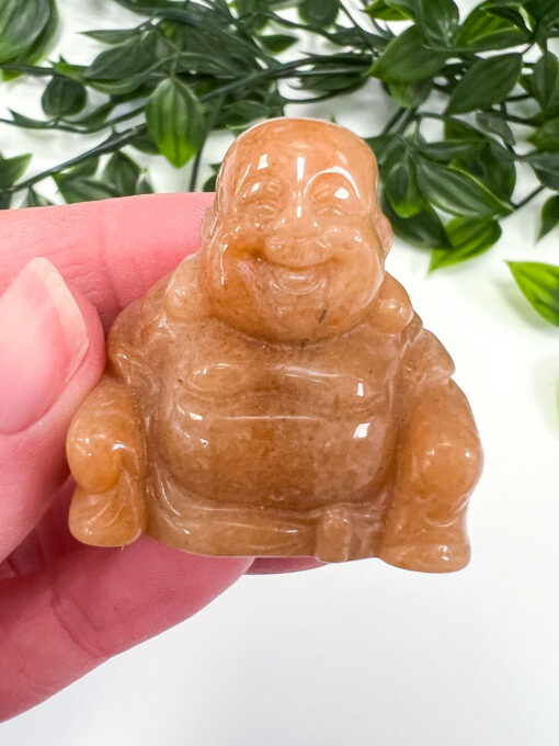 Peach Aventurine Buddha