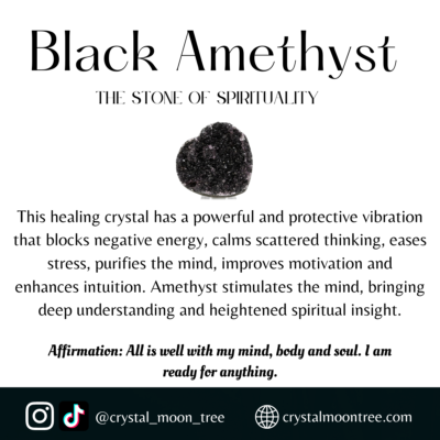 Black Amethyst crystal healing properties