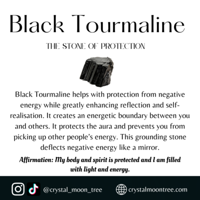 Black Tourmaline crystal healing properties