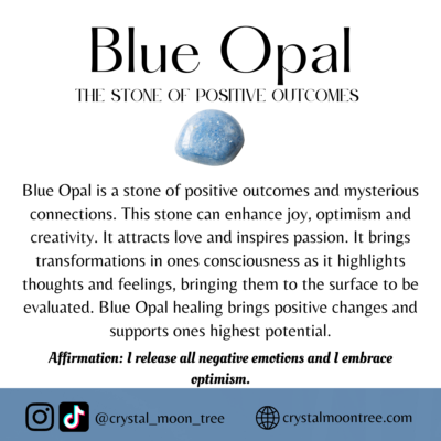 Blue Opal crystal healing properties