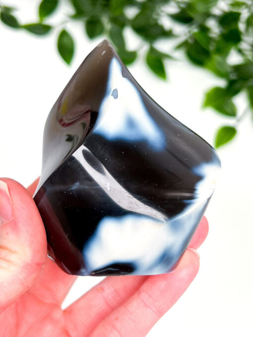 Orca Agate flame