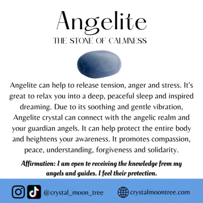 Angelite crystal healing properties