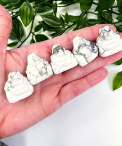 mini Howlite buddha