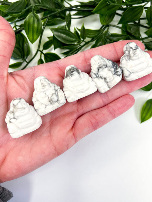 mini Howlite buddha