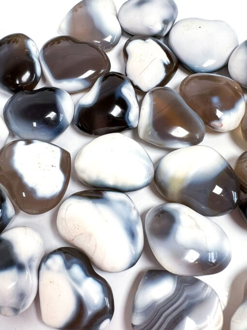 Orca Agate heart