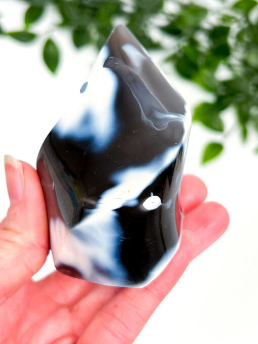 Orca Agate flame