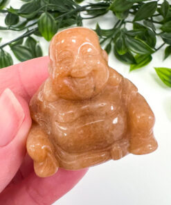 Peach Aventurine Buddha