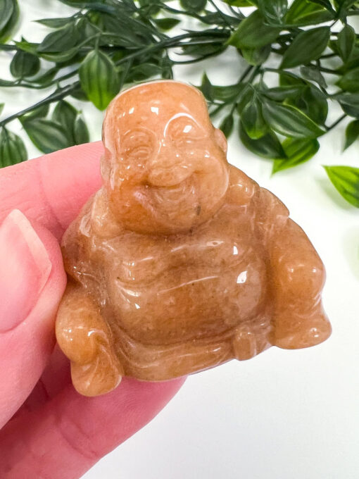 Peach Aventurine Buddha