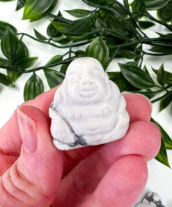 mini Howlite buddha