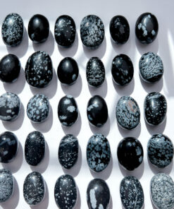 Snowflake Obsidian tumble