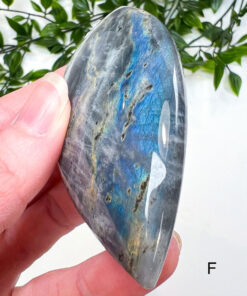 Labradorite flame carving