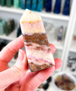 Pink Aragonite Obelisk