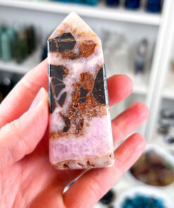 Pink Aragonite Obelisk