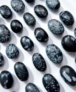 Snowflake Obsidian tumble