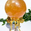 Large high quality Honey Calcite sphere