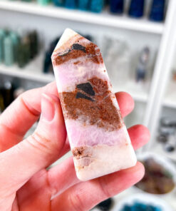 Pink Aragonite Obelisk