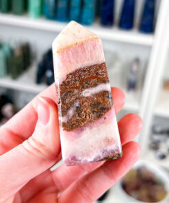 Pink Aragonite Obelisk