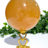 Large high quality Honey Calcite sphere