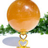 Large high quality Honey Calcite sphere