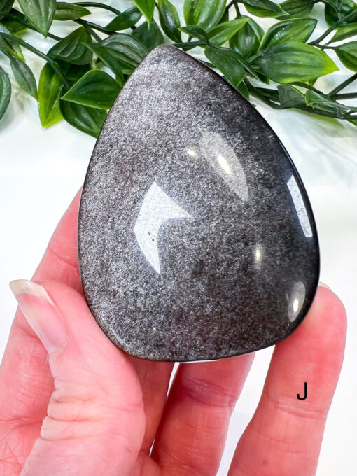 Silver sheen Obsidian flame