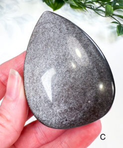 Silver sheen Obsidian flame