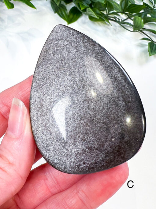 Silver sheen Obsidian flame