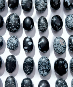 Snowflake Obsidian tumble